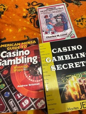 Casino Gambling Secrets Book - Black & Yellow